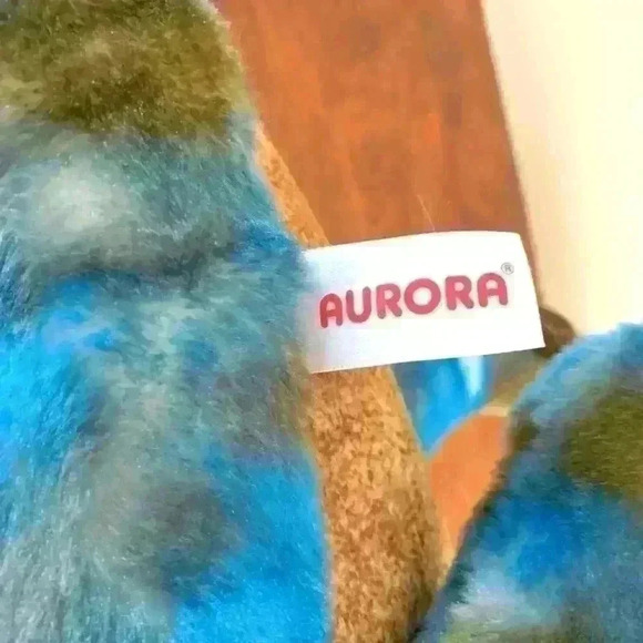 Aurora Furry Blue Dino 12" - Picture 4 of 7